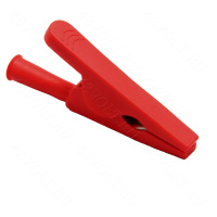 Зажим крокодил 30A 20mm красный